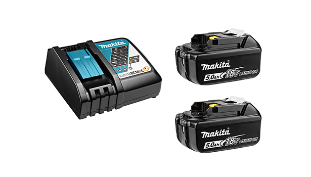 set-2-x-bl1850b-akumulator-18v-5-0ah-lxt-punjac-dc18rc-makita Set Punjač + dve baterije Makita DC18RC + BL1850B