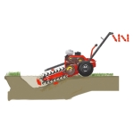 Mašina za kopanje kanala Weibang WBTR126H - Слика 2