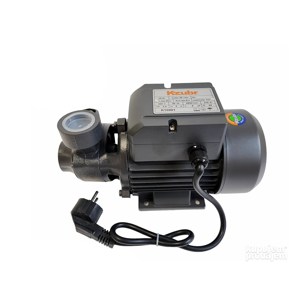 Električna pumpa za vodu – navodnjavanje Kzubr QB-60 Električna pumpa za vodu – navodnjavanje Kzubr QB-60