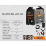 Aparat za zavarivanje Kzubr MIG-MAG-TIG-MMA-800 - Слика 3