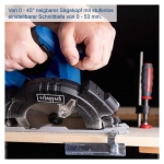 Aku ručni cirkular 165 mm C-HCS165-X Scheppach