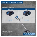 Akumulatorski trimer za travu Scheppach BC-BCH330/20-X 20V 4Ah