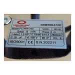 Električna potapajuća muljna pumpa sa seckalicom Prolinetech PLT/WP-750 - Slika 3